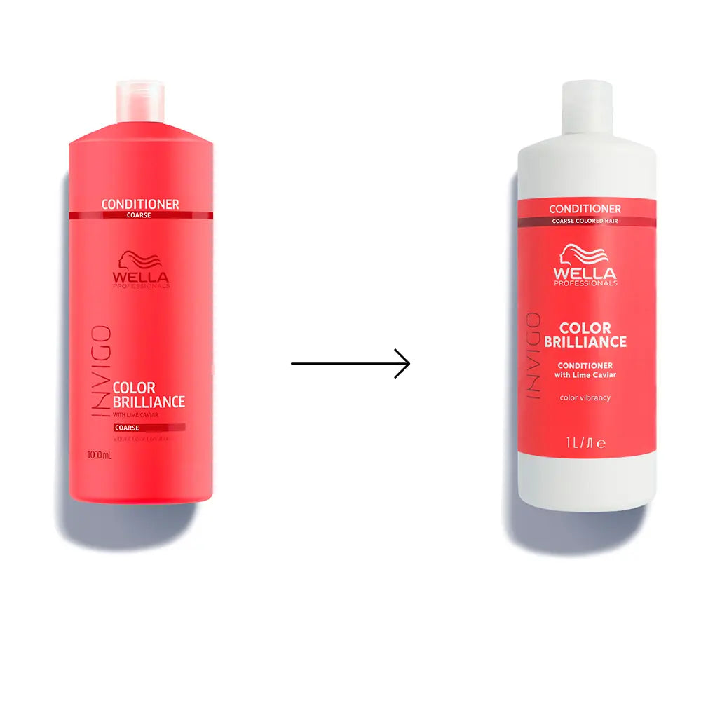 WELLA PROFESSIONALS-Condicionador INVIGO BRILHO DA COR para cabelos grossos 1000 ml.-DrShampoo - Perfumaria e Cosmética