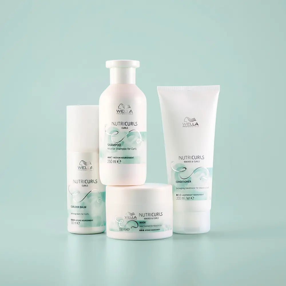 WELLA PROFESSIONALS-Condicionador NUTRICURLS para Cabelos Cacheados e Ondulados 250 ml-DrShampoo - Perfumaria e Cosmética