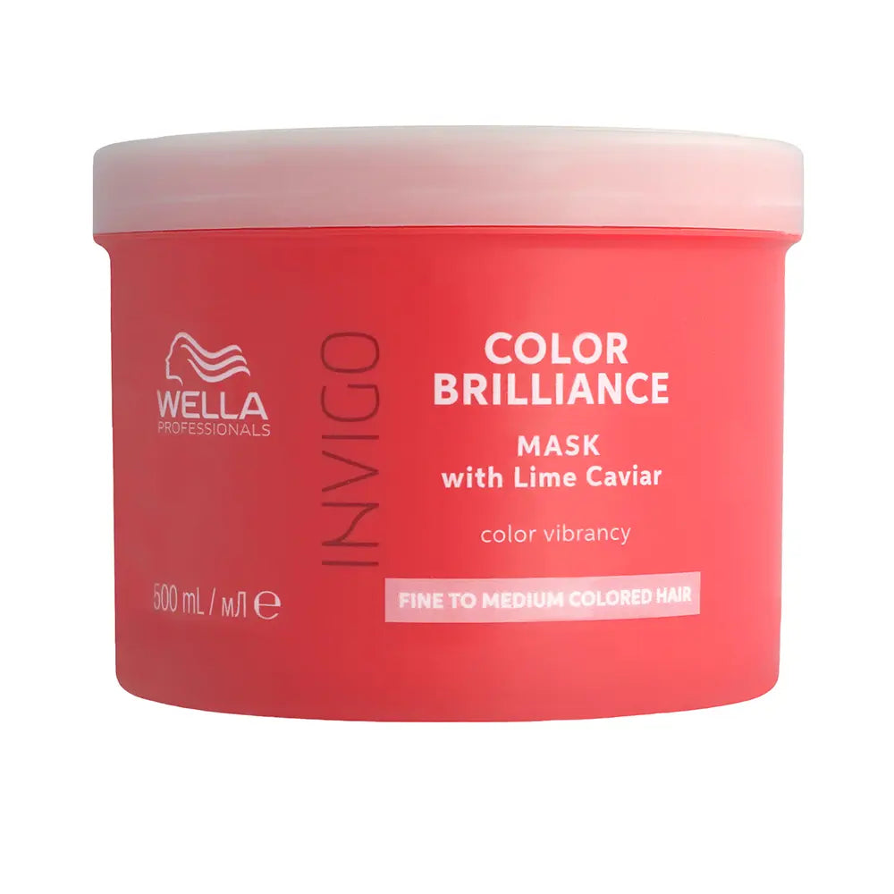 WELLA PROFESSIONALS-Máscara Brilho de Cor INVIGO para Cabelos Finos 500 ml-DrShampoo - Perfumaria e Cosmética