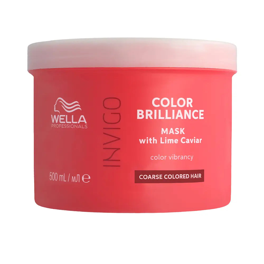 WELLA PROFESSIONALS-Máscara INVIGO BRILHO DE COR para cabelo grosso 500 ml.-DrShampoo - Perfumaria e Cosmética