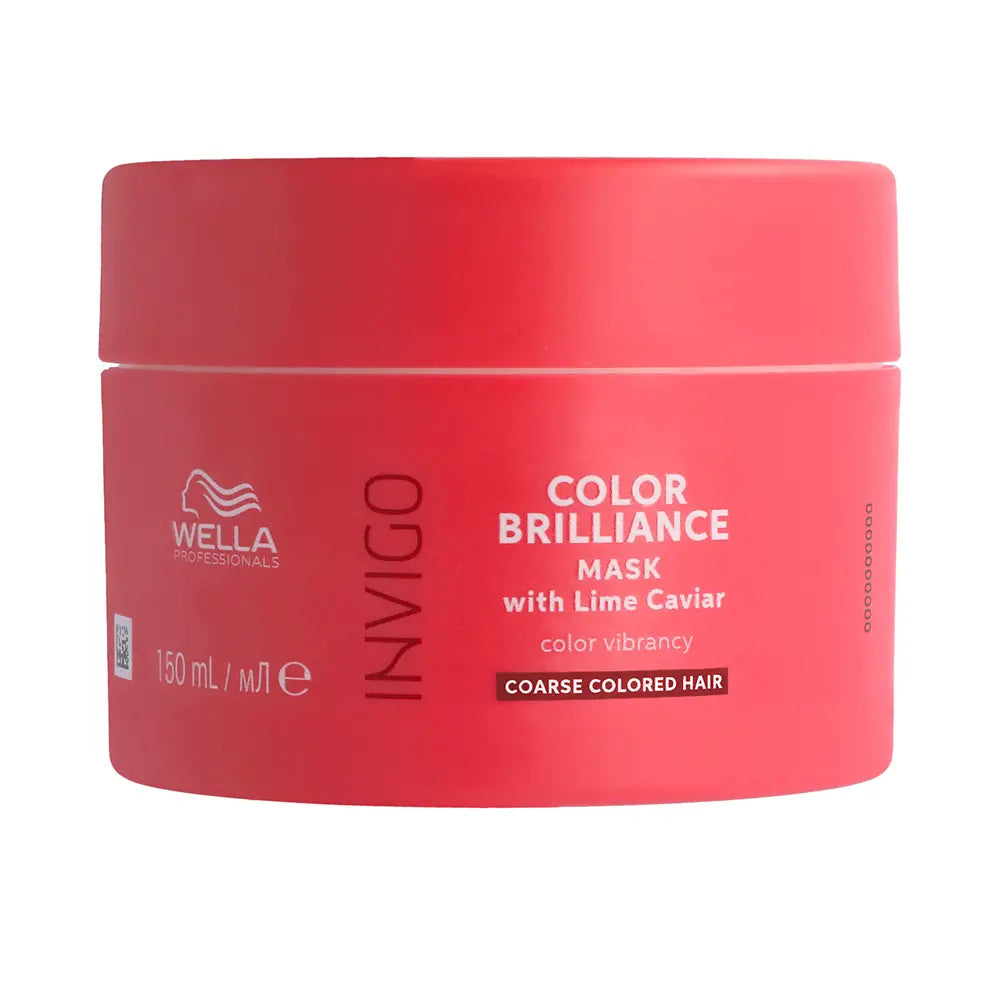 WELLA PROFESSIONALS-Máscara INVIGO COLOR BRILLIANCE para cabelos grossos 150 ml.-DrShampoo - Perfumaria e Cosmética