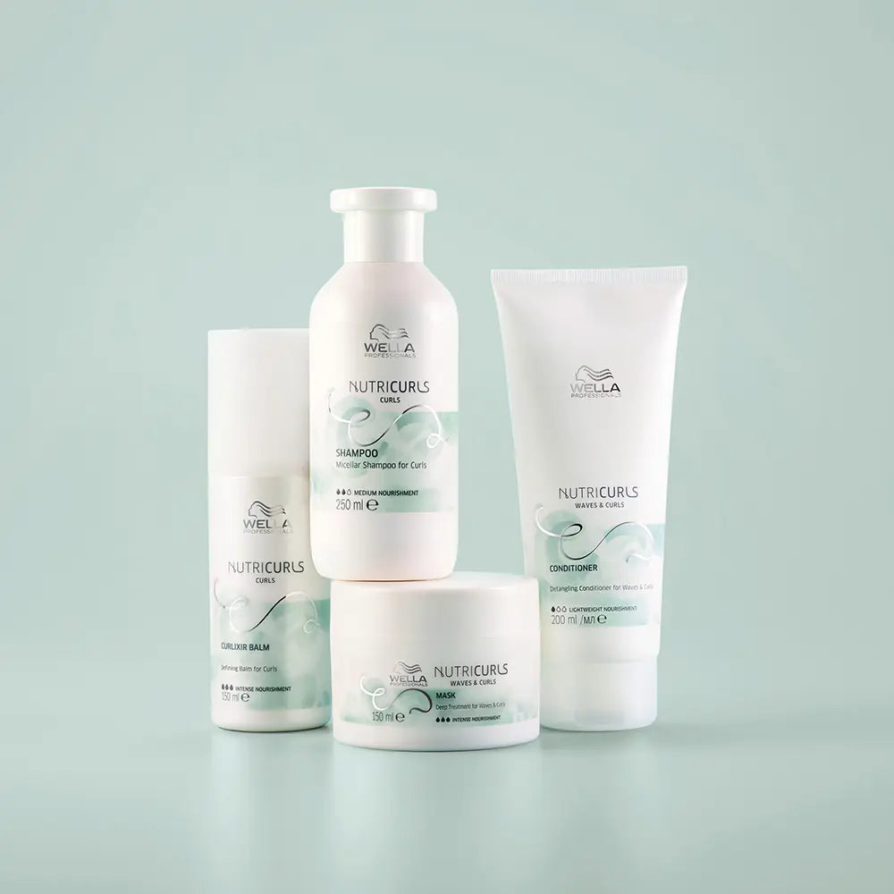 WELLA PROFESSIONALS-NUTRICURLS Condicionador Desembaraçante para Cabelos com Cachos e Ondas 200 ml-DrShampoo - Perfumaria e Cosmética
