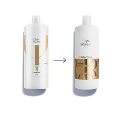 WELLA PROFESSIONALS-SHAMPOO REVELAÇÃO LUMINOSA ÓLEO REFLEXO 1000 ml-DrShampoo - Perfumaria e Cosmética