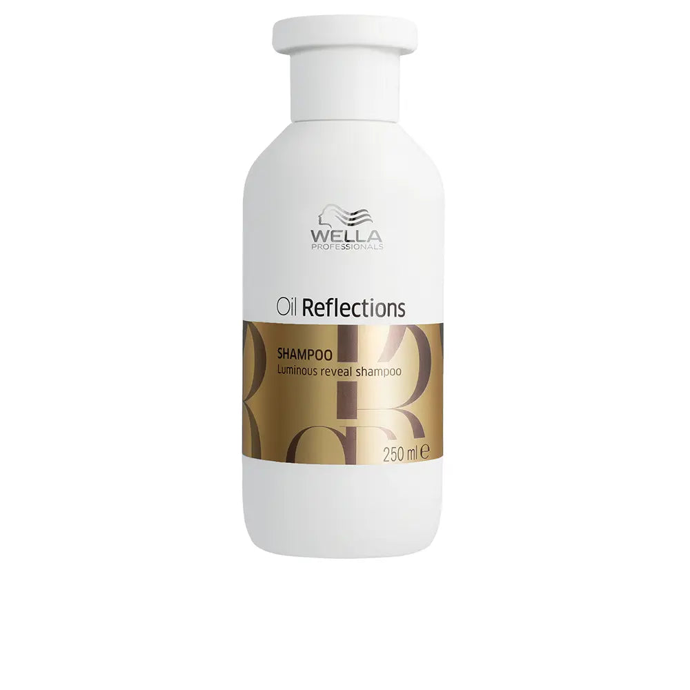 WELLA PROFESSIONALS-SHAMPOO REVELAÇÃO LUMINOSA OR OIL REFLECTIONS 250 ml.-DrShampoo - Perfumaria e Cosmética