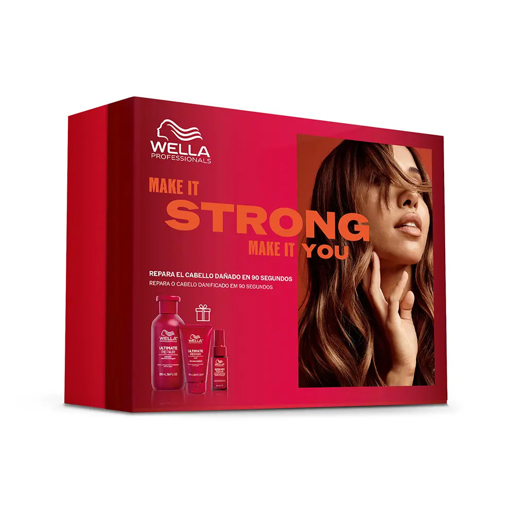 WELLA PROFESSIONALS-ULTIMATE REPAIR Reparação de Cabelos Danificados 3 pcs.-DrShampoo - Perfumaria e Cosmética