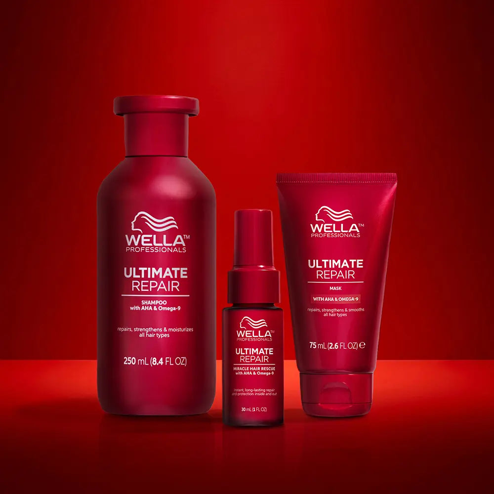 WELLA PROFESSIONALS-ULTIMATE REPAIR Reparação de Cabelos Danificados 3 pcs.-DrShampoo - Perfumaria e Cosmética