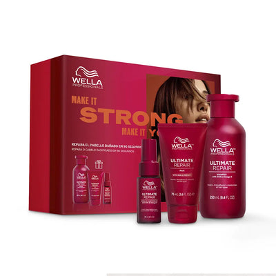 WELLA PROFESSIONALS-ULTIMATE REPAIR Reparação de Cabelos Danificados 3 pcs.-DrShampoo - Perfumaria e Cosmética