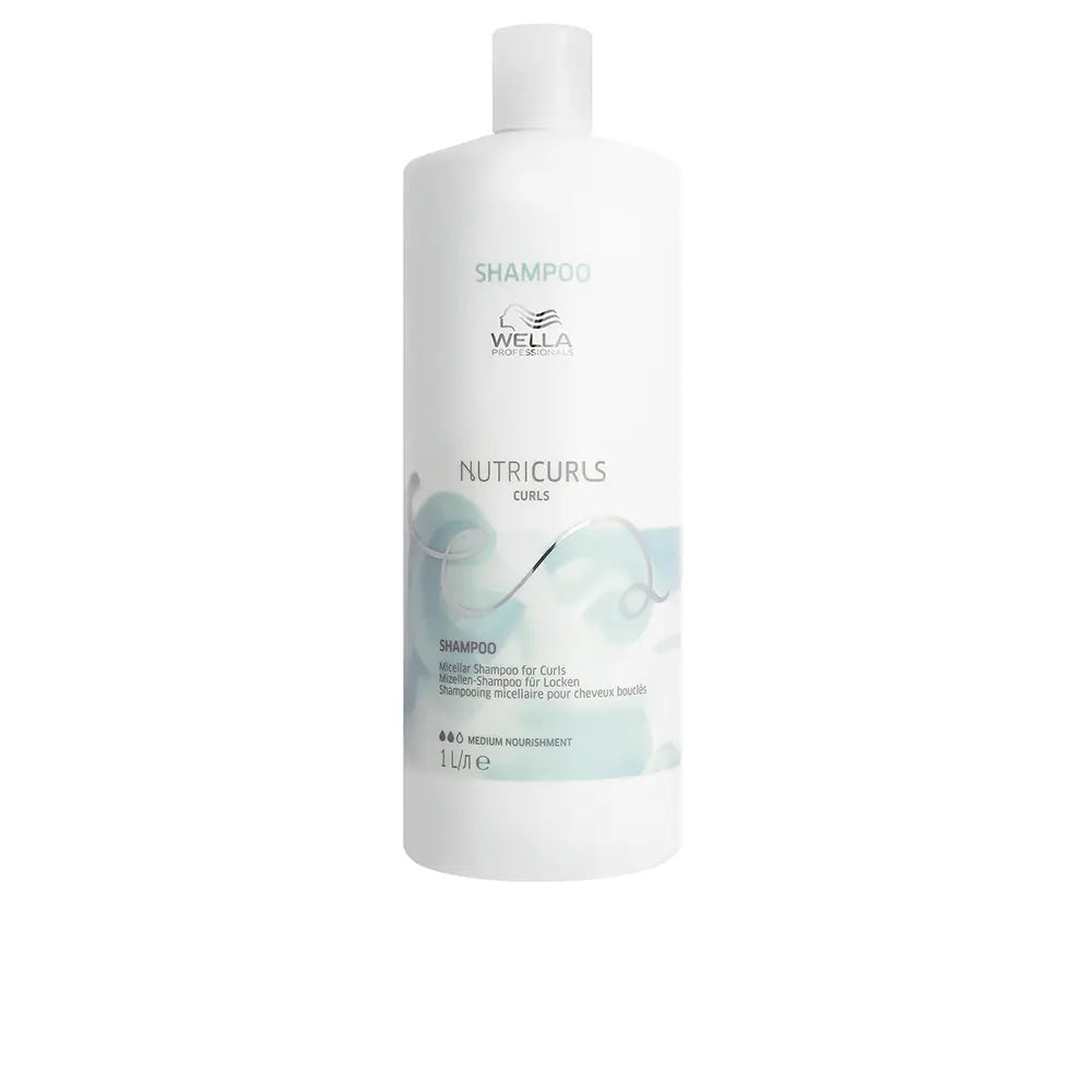 WELLA PROFESSIONALS-Xampu Cachos NUTRICURLS 1000 ml-DrShampoo - Perfumaria e Cosmética