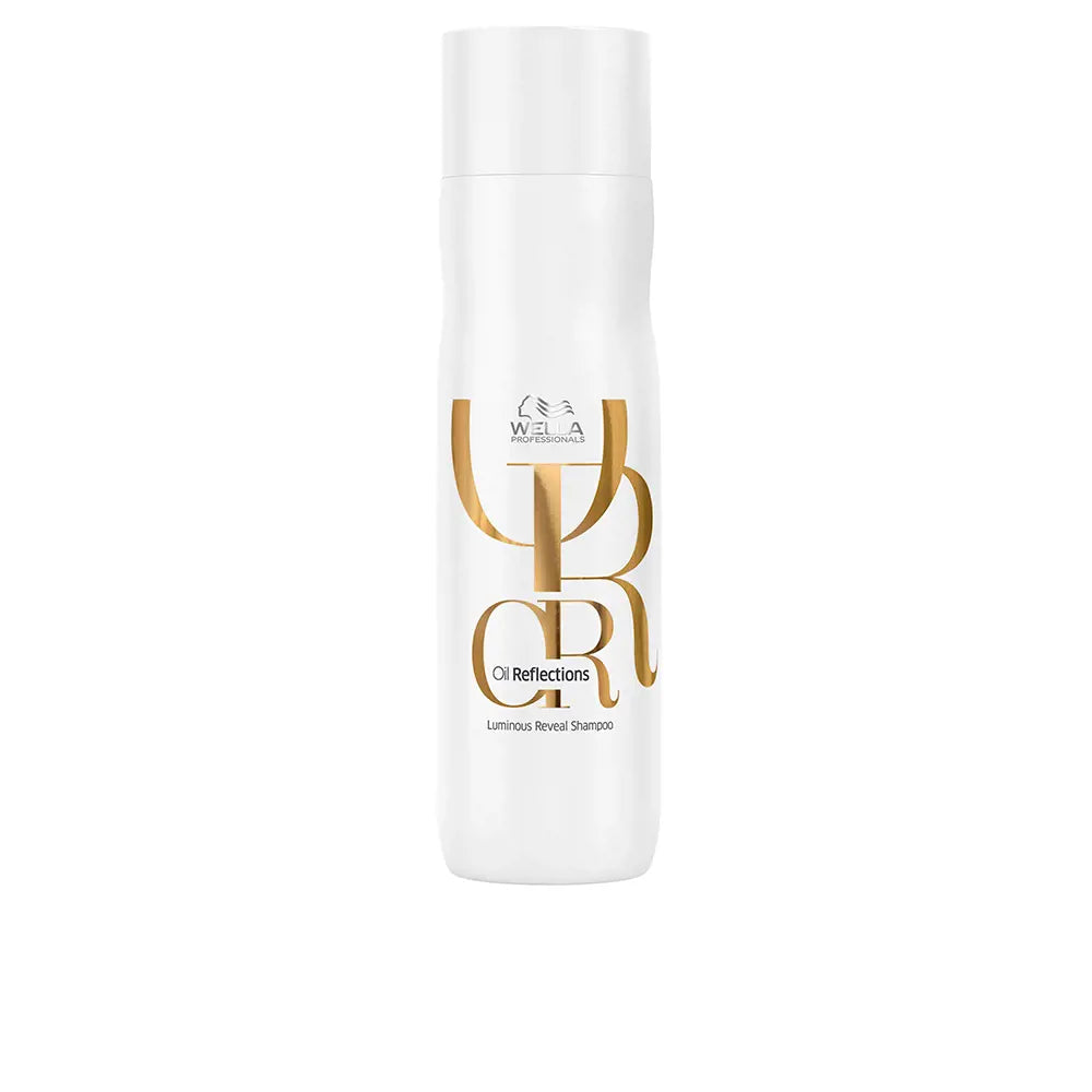 WELLA-SHAMPOO REVELADOR LUMINOSO OR OIL REFLECTIONS 250 ml.-DrShampoo - Perfumaria e Cosmética