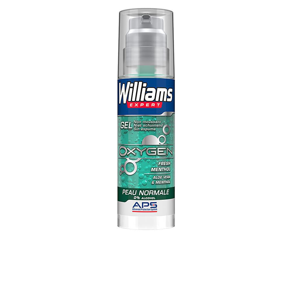 WILLIAMS-EXPERT OXYGEN 0% álcool gel afeitar pele normal-DrShampoo - Perfumaria e Cosmética