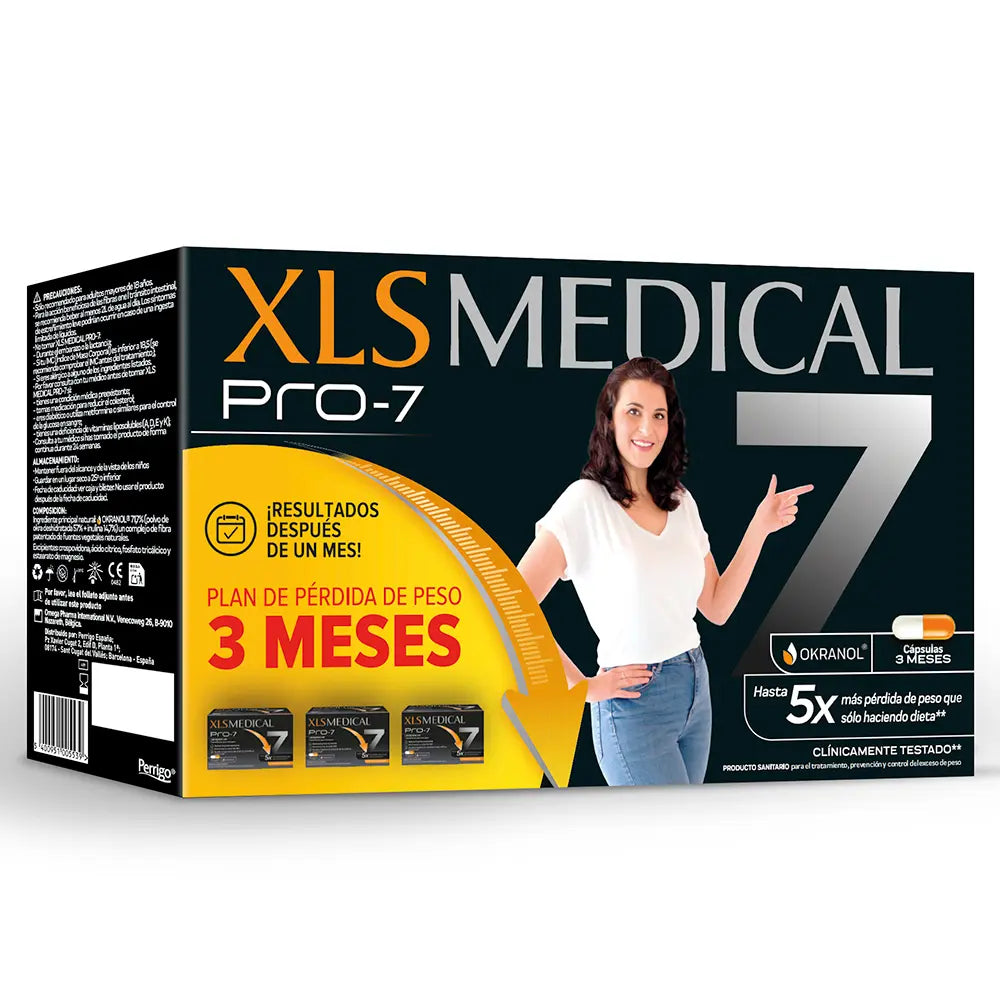 XLS MEDICAL-XLS MEDICAL PRO-7 FAT CAPTAGRASS EMBALAGEM 540 cápsulas.-DrShampoo - Perfumaria e Cosmética
