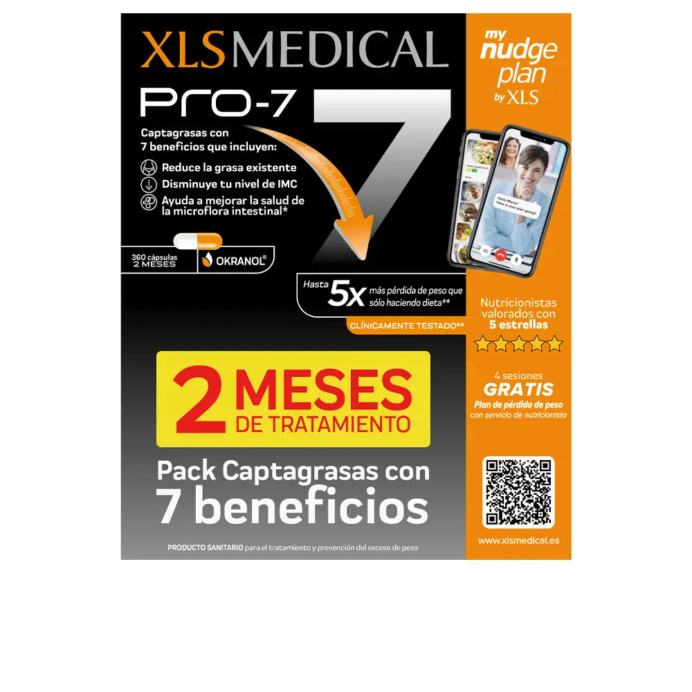 XLS MEDICAL-XLS MEDICAL PRO 7 NUDGE 180 comprimidos-DrShampoo - Perfumaria e Cosmética