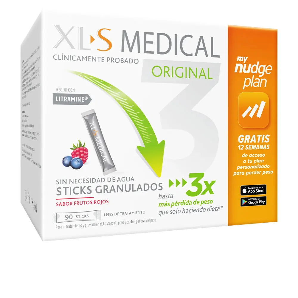 XLS-XLS MEDICAL ORIGINAL nudge 90 bastões-DrShampoo - Perfumaria e Cosmética