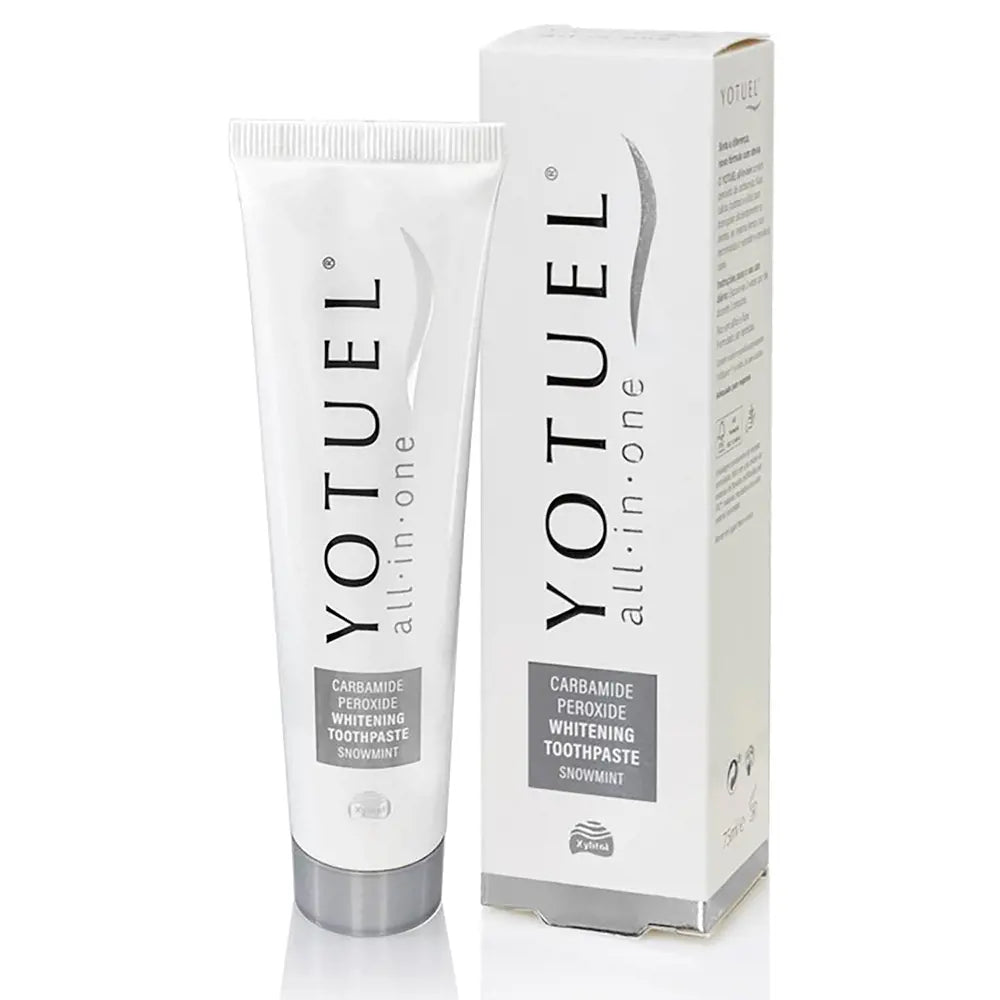 YOTUEL-Pasta de dentes ALL IN ONE SNOWMINT 75 ml.-DrShampoo - Perfumaria e Cosmética