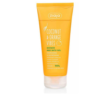 ZIAJA-COCONUT ORANGE VIBES energizing and refreshing bath and shower gel 200 ml-DrShampoo - Perfumaria e Cosmética Imagem principal do produto