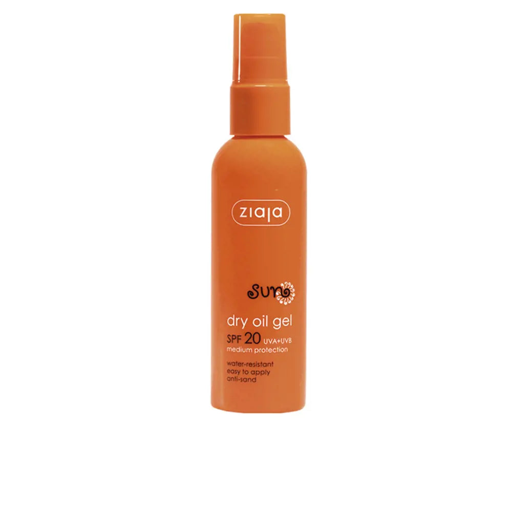 ZIAJA-SUN GEL protetor solar óleo seco SPF20 90 ml-DrShampoo - Perfumaria e Cosmética