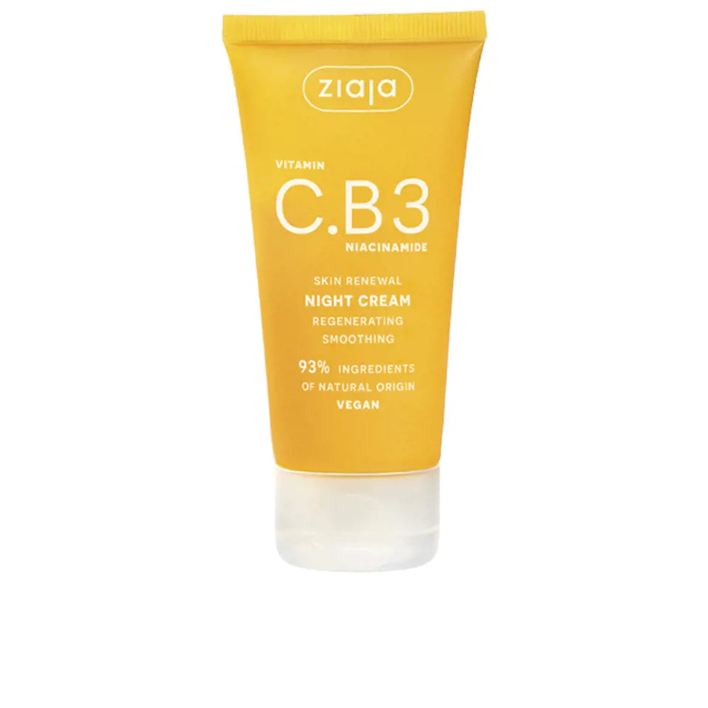 ZIAJA-VITAMINA C.B3 NIACINAMIDE creme regenerador noturno para o rosto-DrShampoo - Perfumaria e Cosmética